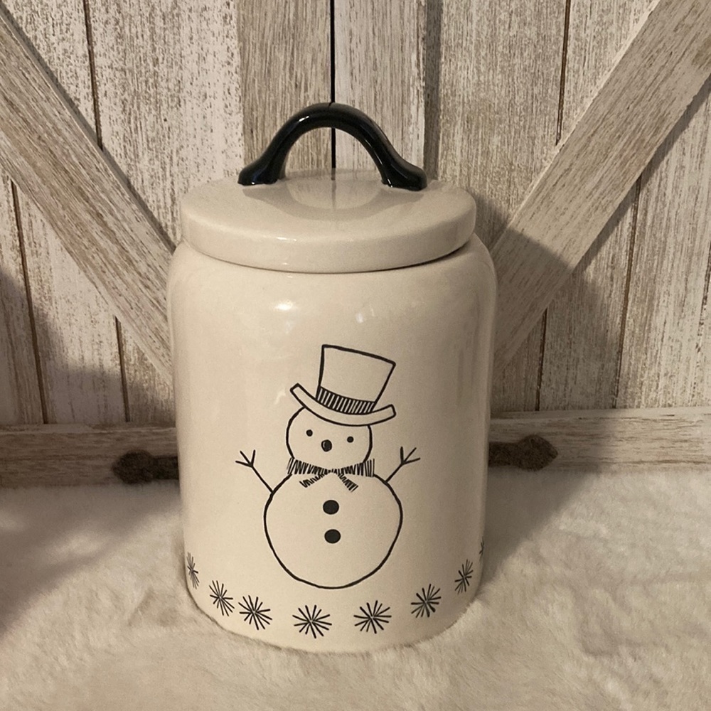 Grace Bake Shop Snowman Canister